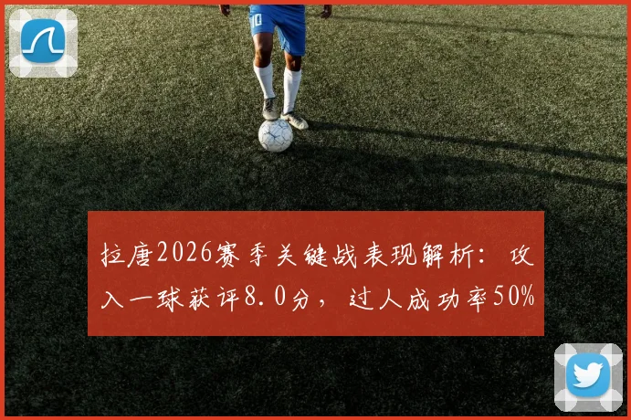 拉唐2026赛季关键战表现解析：攻入一球获评8.0分，过人成功率50%难阻球队失利